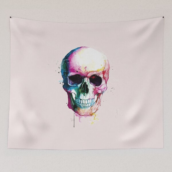 Item preview, Mens Skull T-shirt Day of the Dead  T-shirt ajusté designed and sold by marcoliyp.