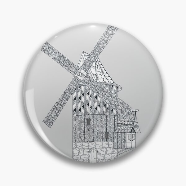 Item preview, Windmill - black and white designed and sold by MagicMama.