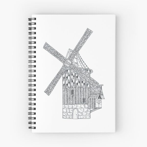 Item preview, Windmill - black and white designed and sold by MagicMama.