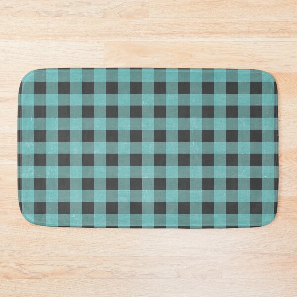 Item preview, Mint and Charcoal Checkers designed and sold by Maren Misner.