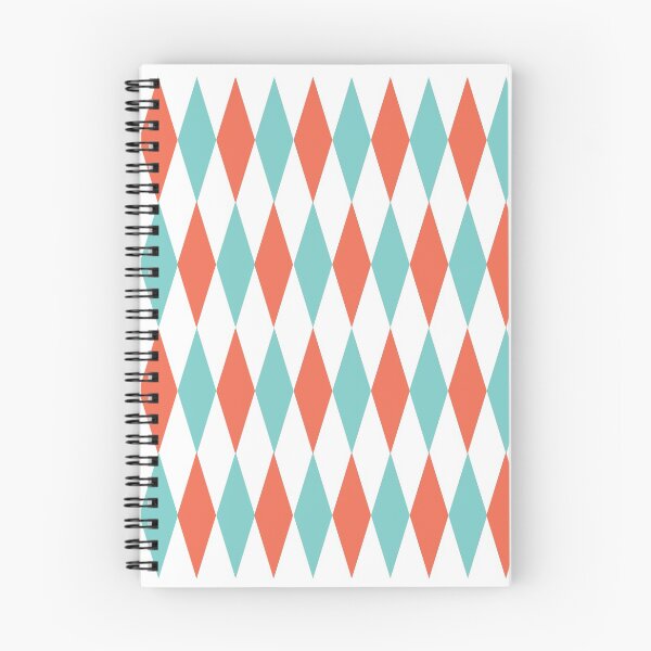Item preview, Retro Mid-Century Patterns aqua and Orange designed and sold by Jan Weiss.