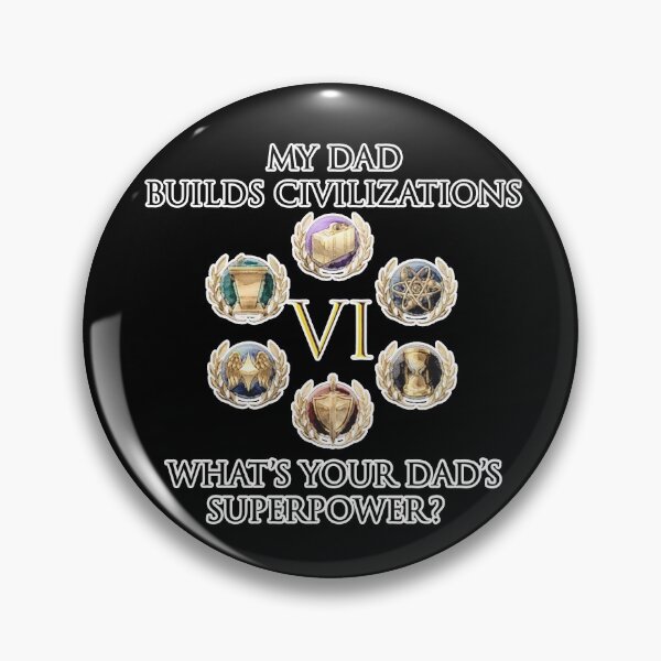 Item preview, Civ VI Superpower (Black) designed and sold by Image NDesign.