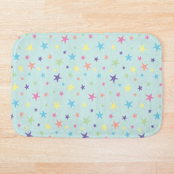 Item preview, Rainbow Stars on Mint designed and sold by fancyashell.
