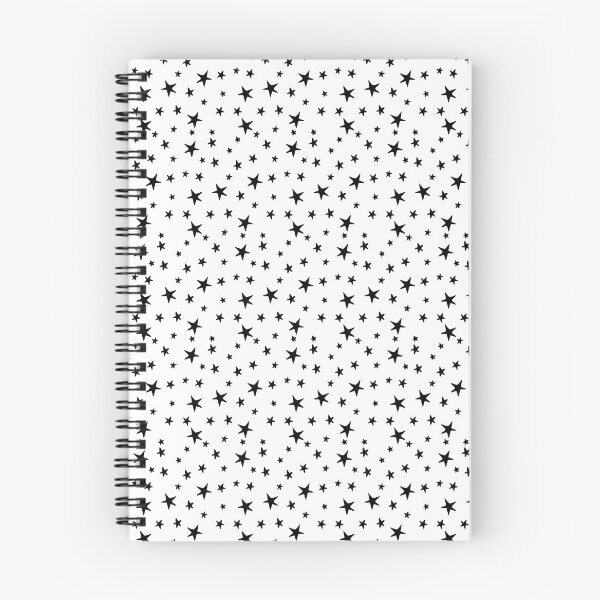 Aperçu de l'œuvre Mini Stars - Noir sur Blanc créée et vendue par fancyashell.