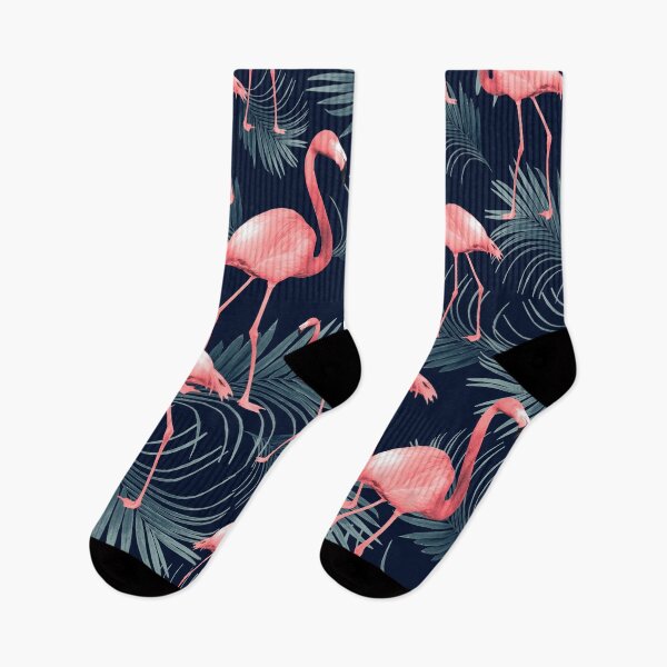 Item preview, Summer Flamingo Palm Night Vibes #1 #tropical #decor #art designed and sold by Anita's & Bella's Art.