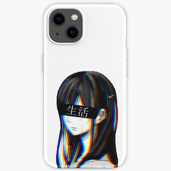 Is This Art Sad Japanese Anime Aesthetic Iphone Case By Poserboy Redbubble