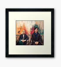 Watson & Sherlock Framed Print