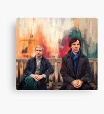Watson & Sherlock Canvas Print