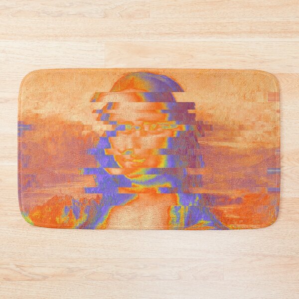 Item preview, Orange Monalisa from Leonardo da Vinci Glitched   designed and sold by Mr. Gattax.