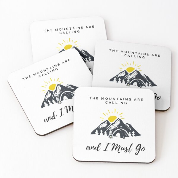 Item preview, The Mountains are calling and I must GO, special gift for Campers or Van lifers, Modern Nomads, Van Lovers, Mountaineers designed and sold by popotamfriends.