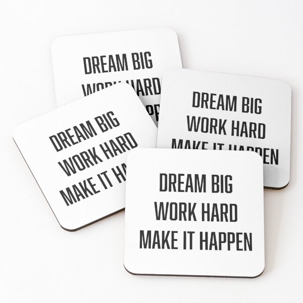 Item preview, Dream big, Work Hard, Make It Happen designed and sold by Abbie's Prints.
