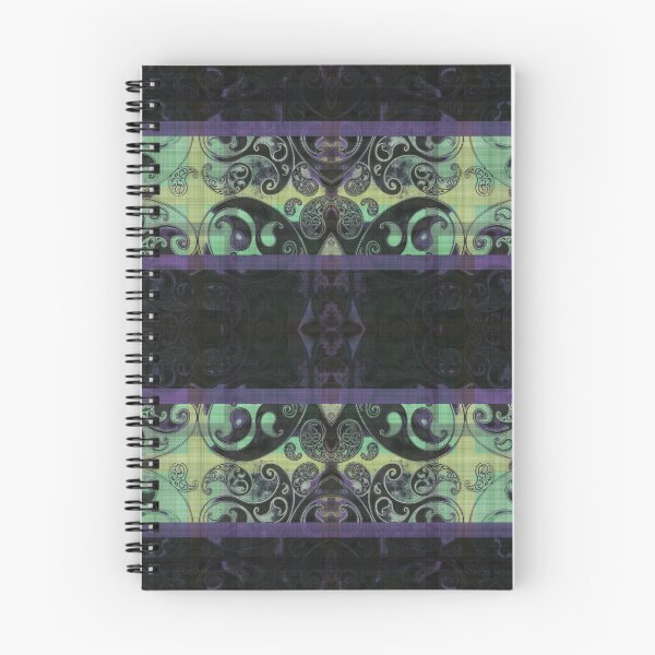Item preview, Abstract Quilt Fabric Pattern Black Purple Green designed and sold by RootSquare.