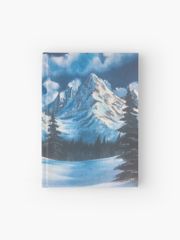 Bob Ross Mountain Retreat Art Print Bob Ross Poster Bob Ross Collection Bob Art Paintings Happy Accidents Bob Ross Print Decor Mountains Painting Cool