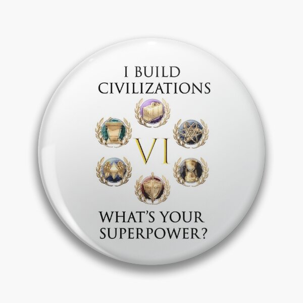 Item preview, I BUILD CIVILIZATIONS, WHAT IS YOUR SUPERPOWER? designed and sold by Image NDesign.