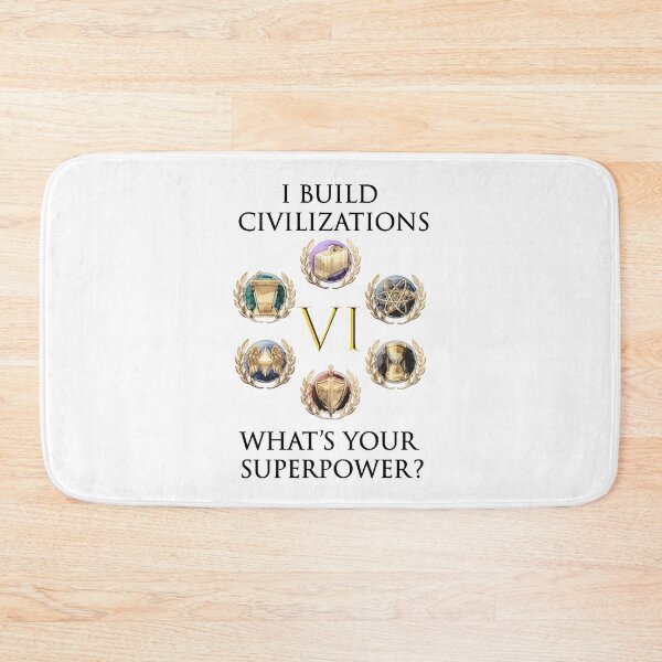 Item preview, I BUILD CIVILIZATIONS, WHAT IS YOUR SUPERPOWER? designed and sold by Image NDesign.