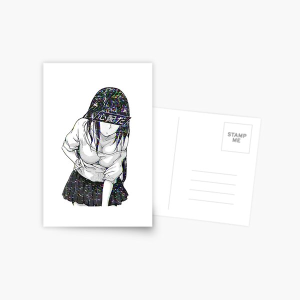 Naughty - Dark Anime Aesthetic Postcard for Sale by SEryST