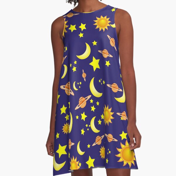 Let's Get Lost in Space! A-Line Dress