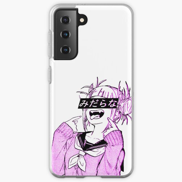 LEWD PINK - SAD JAPANESE ANIME AESTHETIC Coque souple Samsung Galaxy