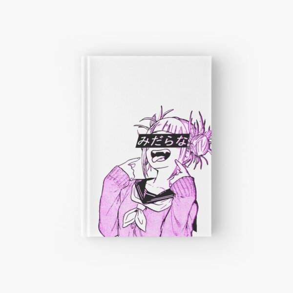 Schoolgirl Sad Japanese Anime Aesthetic Hardcover Journal By Poserboy Redbubble