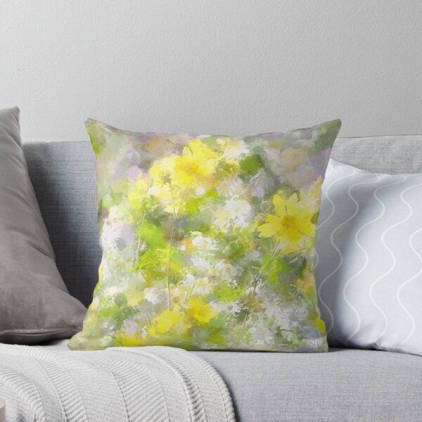 Item preview, Yellow Floral Abstract designed and sold by bubred24.