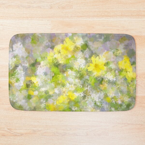Item preview, Yellow Floral Abstract designed and sold by bubred24.