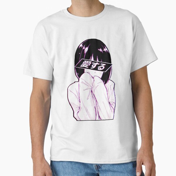 Item preview, LOVE PINK - SAD JAPANESE ANIME AESTHETIC designed and sold by PoserBoy.