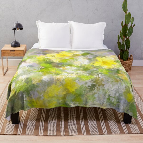 Item preview, Yellow Floral Abstract designed and sold by bubred24.