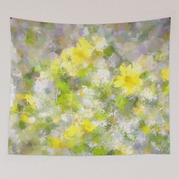 Item preview, Yellow Floral Abstract designed and sold by bubred24.