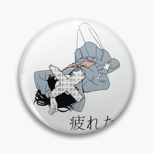 Item preview, TIRED  - SAD JAPANESE ANIME AESTHETIC designed and sold by PoserBoy.