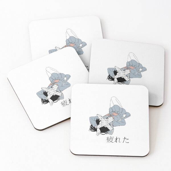 Item preview, TIRED  - SAD JAPANESE ANIME AESTHETIC designed and sold by PoserBoy.