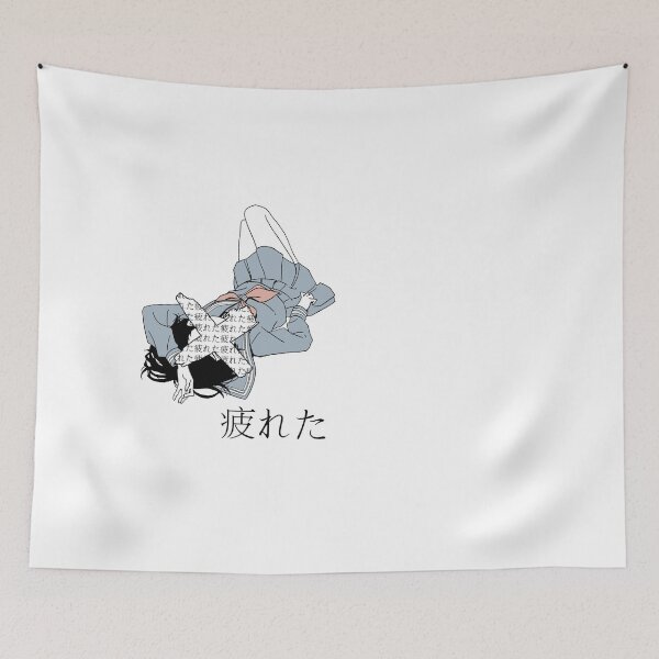 Item preview, TIRED  - SAD JAPANESE ANIME AESTHETIC designed and sold by PoserBoy.