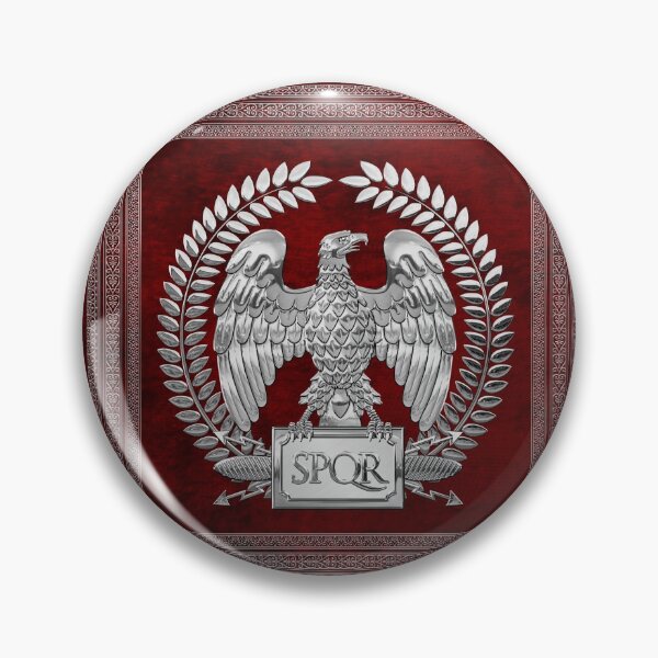 Item preview, Roman Empire - Silver Imperial Eagle over Red Velvet designed and sold by Serge Averbukh Art Studio.