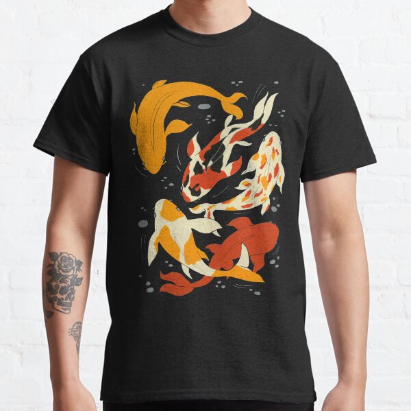 Koi in Black Water Classic T-Shirt