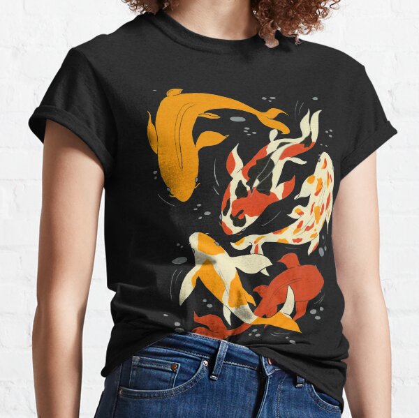 Koi in Black Water Classic T-Shirt