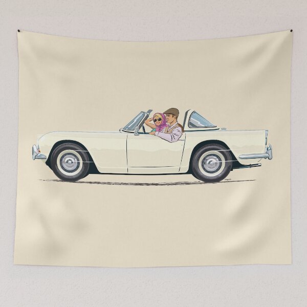 Item preview, Ivory coloured TR4 with 'Surrey Top' and stock wheels designed and sold by Bigs66.