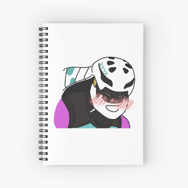 Blushing Kid Cobra Spiral Notebook