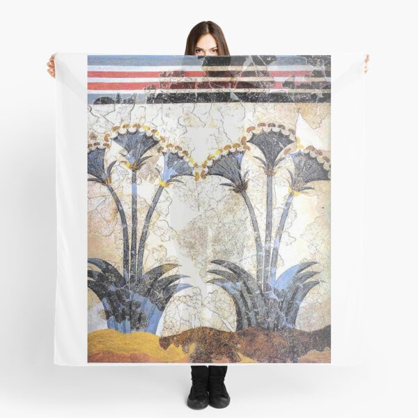 Item preview, Minoan Sea Daffodils "Lilies" Fresco designed and sold by W. Sheppard Baird.