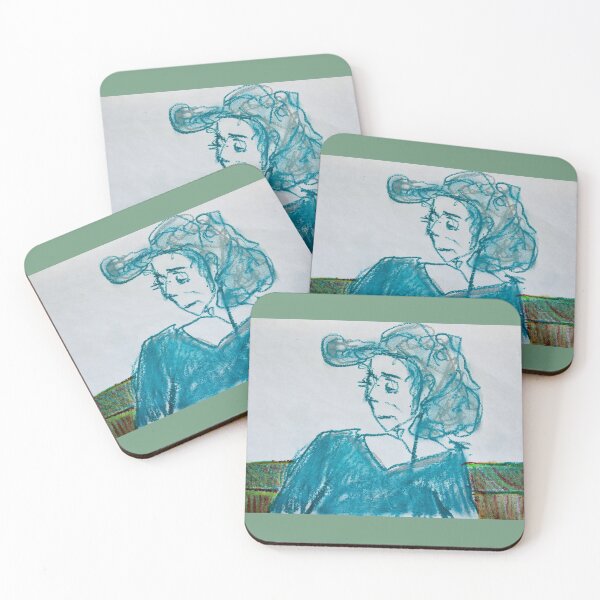 Item preview, Woman in blue designed and sold by Estelle Bajou.