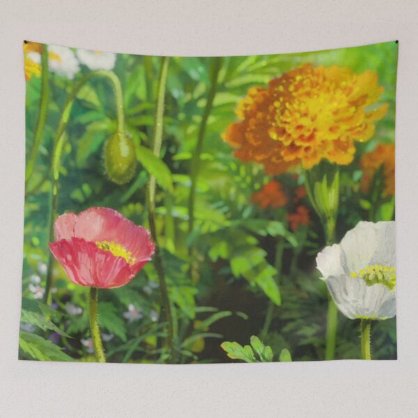 Item preview, Anime Flowers Scenery designed and sold by layar5.