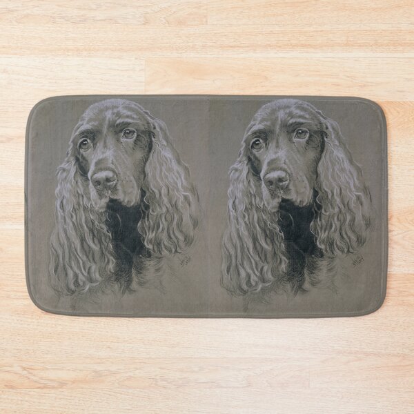Item preview, Field Spaniel Portrait in Graphite designed and sold by BarbBarcikKeith.