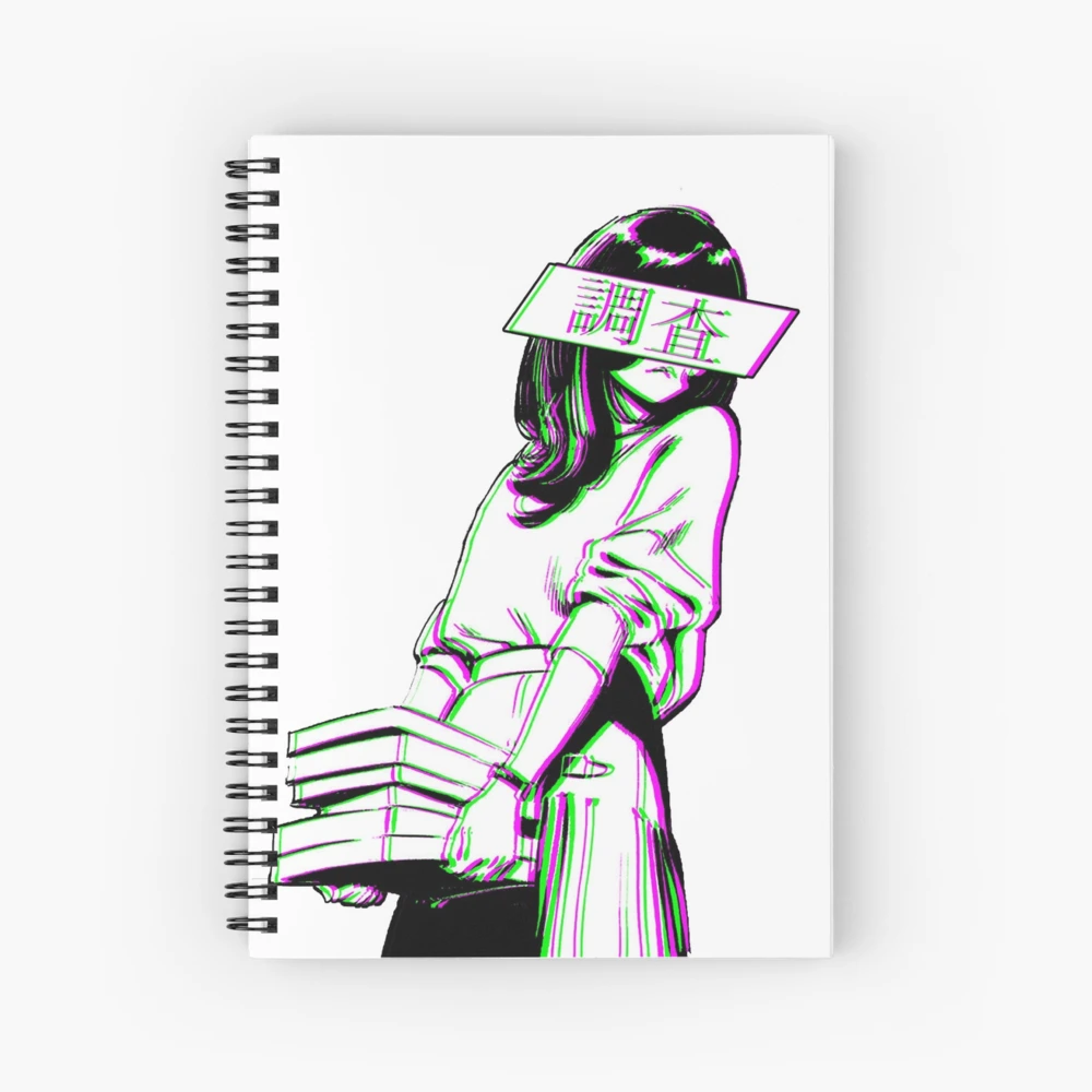 EYES - SAD JAPANESE ANIME AESTHETIC Notebook