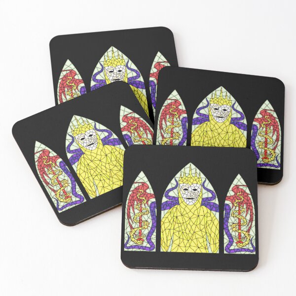 Item preview, King in Yellow Stained Glass designed and sold by MNicoletta.