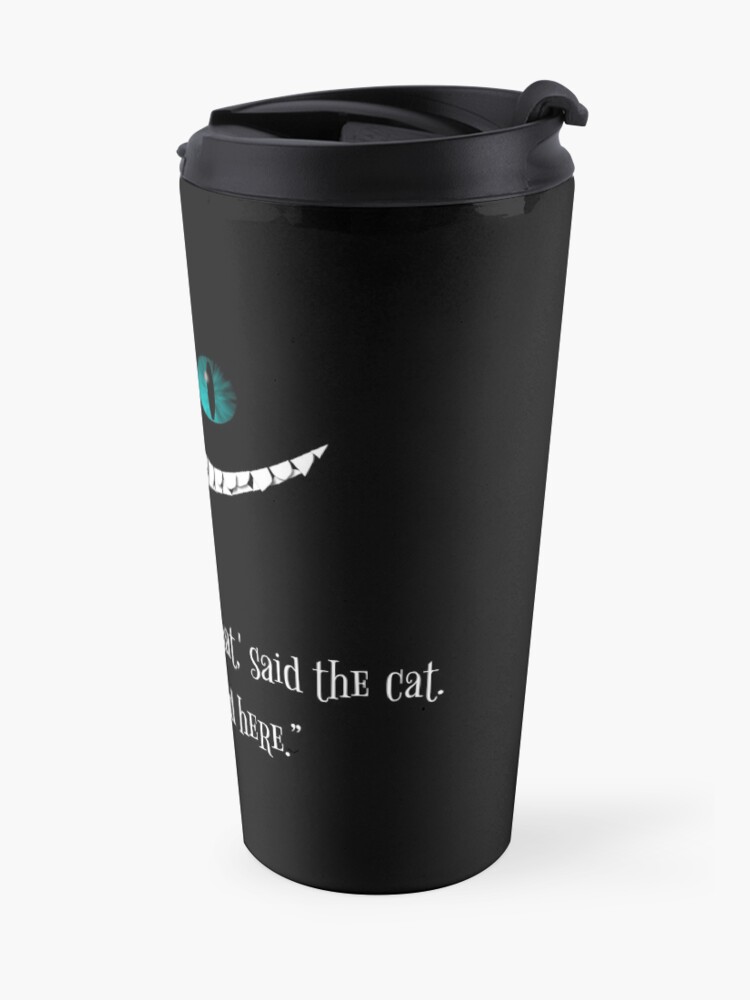 Alternate view of Cheshire Cat Travel Coffee Mug