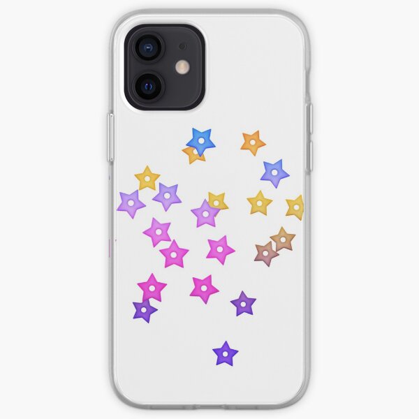 Multi Colour Rainbow Stars iPhone Soft Case