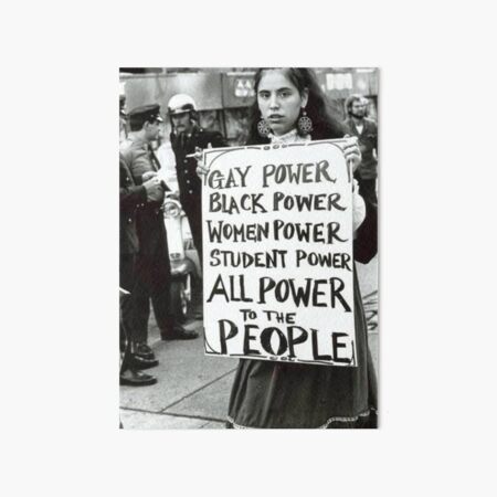 All Power To The People! Art Board Print