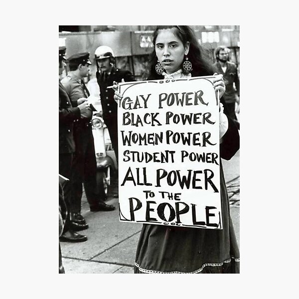 All Power To The People! Photographic Print
