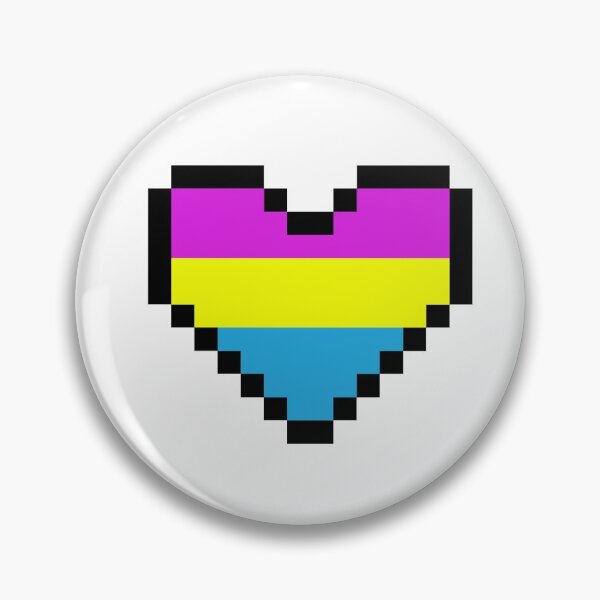 Item preview, Pixel Art Pan Heart designed and sold by Rowan Blight.
