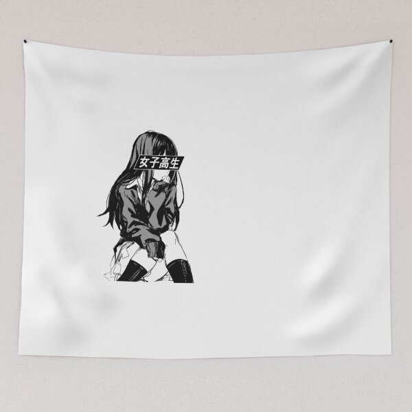 Item preview, SCHOOLGIRL - SAD JAPANESE ANIME AESTHETIC designed and sold by PoserBoy.