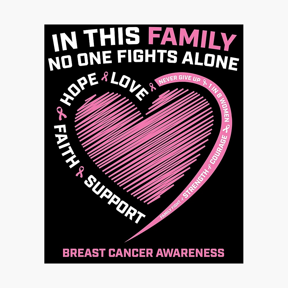 : Breast Cancer Awareness Pink Ribbon No One Fight Alone Pullover  Hoodie : Clothing, Shoes & Jewelry