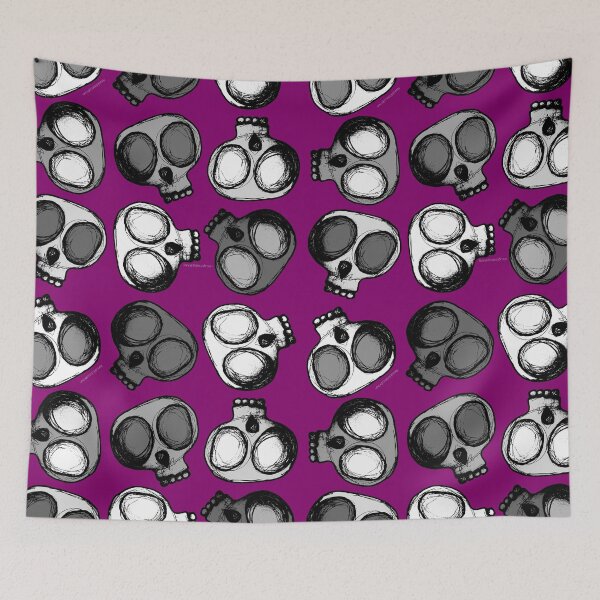 Item preview, Skully [B&WSmall] Grape designed and sold by HannahRBrown.